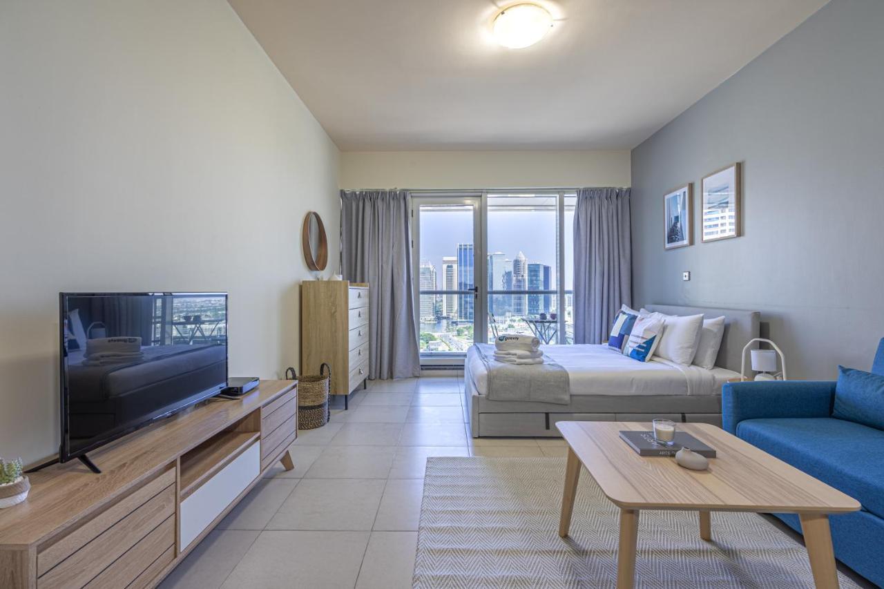Higuests - Modern Studio With Incredible City Skyline View Dubaï Extérieur photo